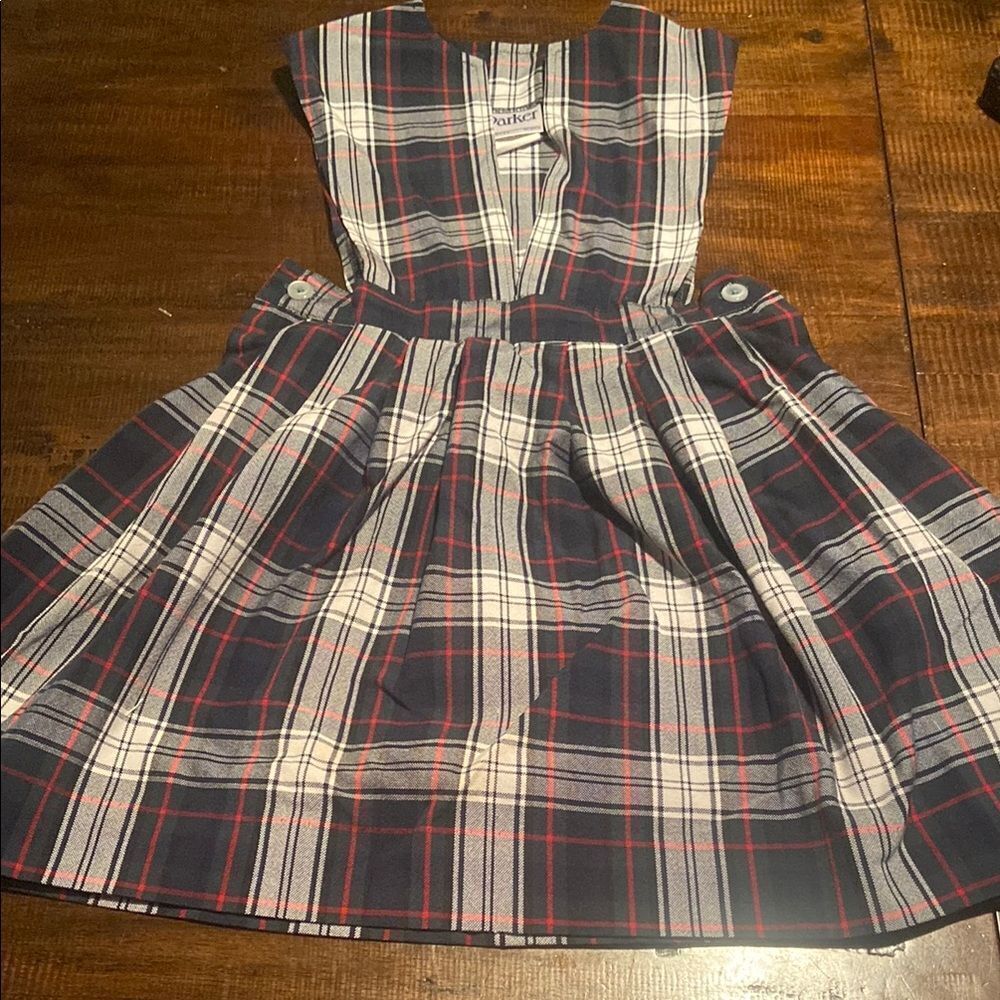 Parker Kids Plaid Dress - Blue and Red school uniform size 6